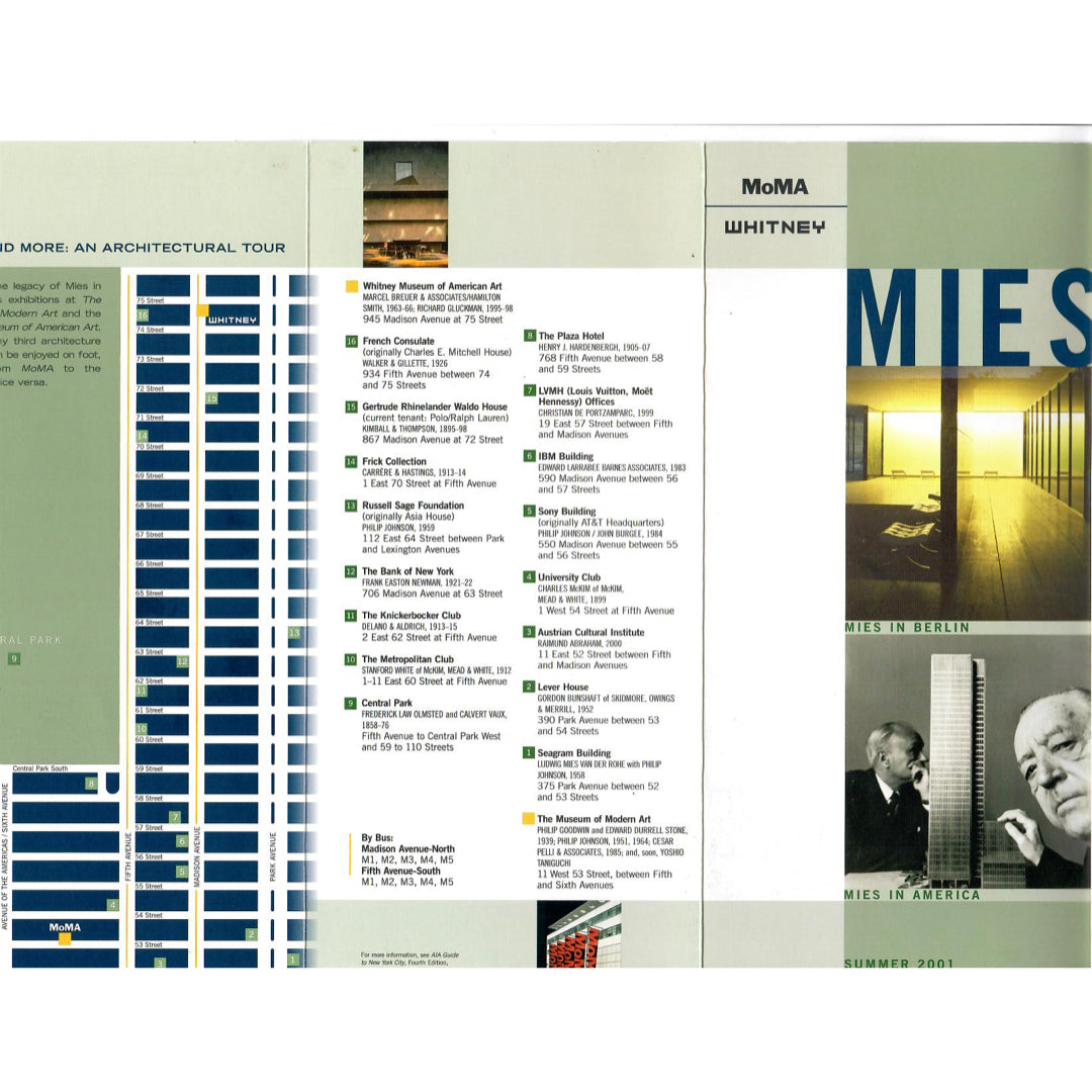 Mies in America — MoMA x Whitney (2001)
