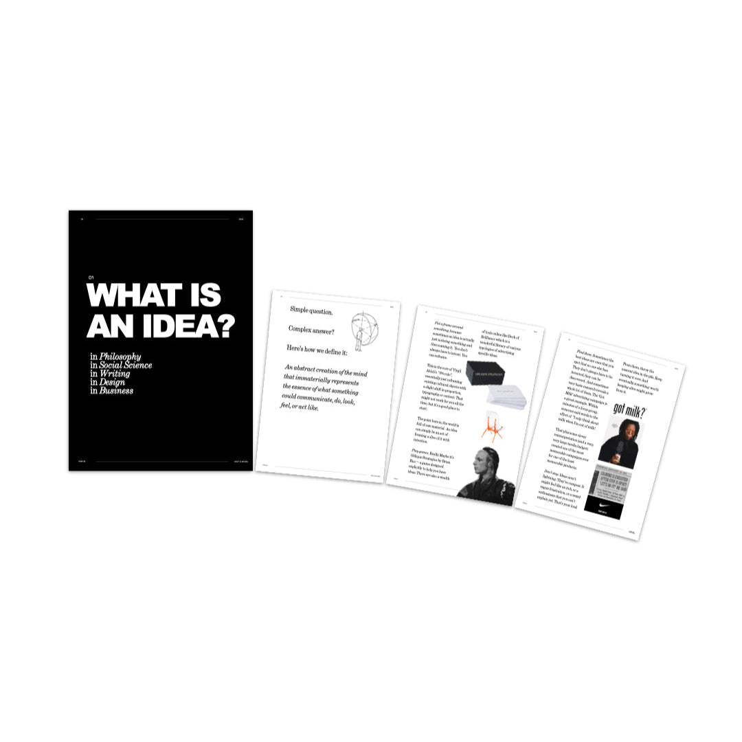 [ON IDEAS]
