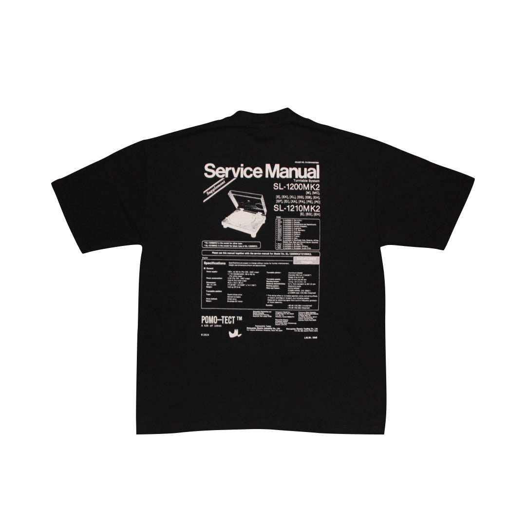 [SERVICE MANUAL TEE - BLACK]