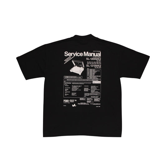 [SERVICE MANUAL TEE - BLACK]