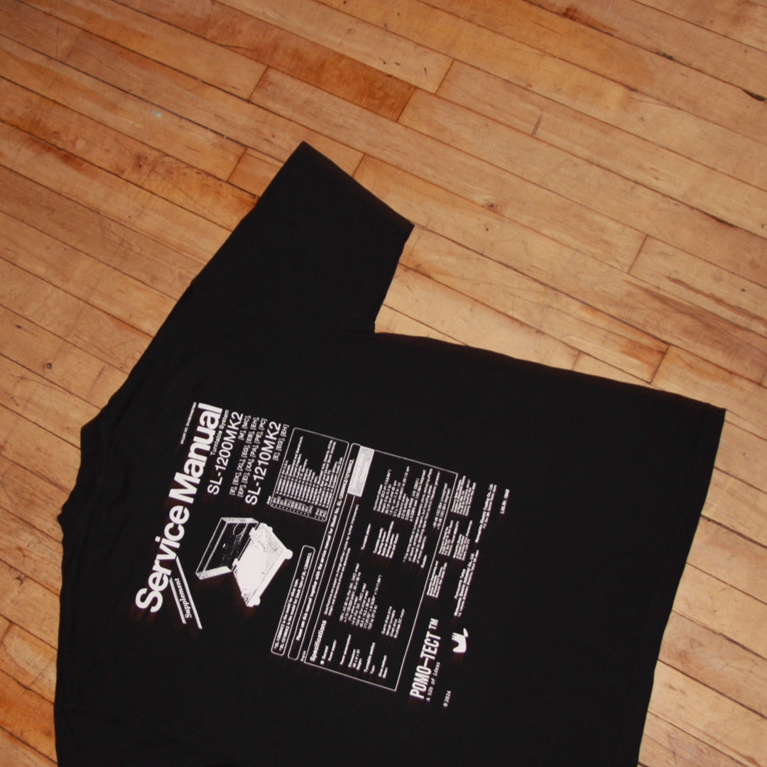 [SERVICE MANUAL TEE - BLACK]