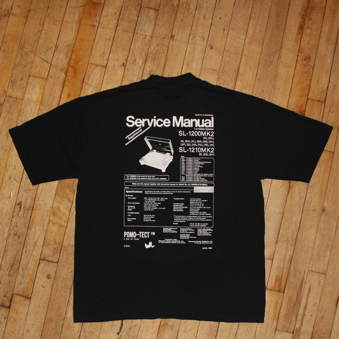 [SERVICE MANUAL TEE - BLACK]